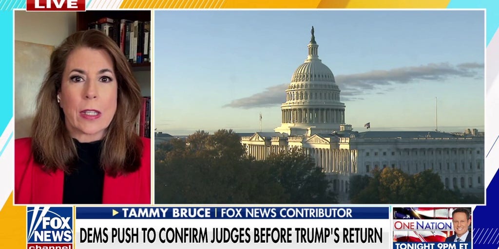 Tammy Bruce on Democrats' push to confirm judges before Trump’s second term