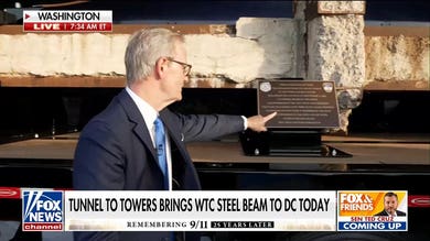 Ground Zero beam arrives at White House ahead of 25th 9/11 anniversary