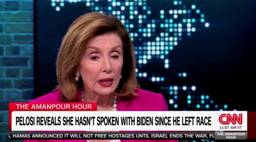 Pelosi se pronuncia sobre la destitución Biden e insiste en que le "preocupaba" la campaña, no el candidato