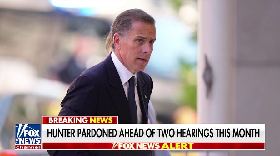 Biden slammed for pardoning son Hunter after vowing he wouldn't 