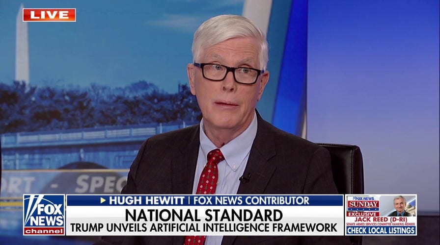There is no silver medal in AI, only a gold medal the US must win, Hugh Hewitt says