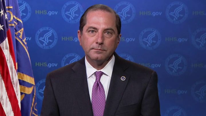 HHS Secretary Azar disavows leaked COVID report: We rely on scientific evidence, not draft models