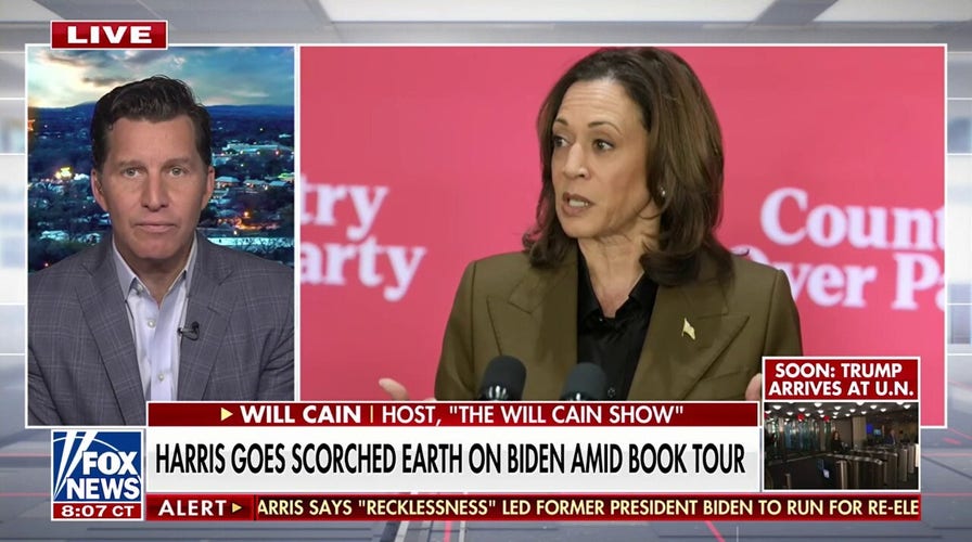 Will Cain reveals why Kamala Harris isn't a 'serious candidate' for 2028