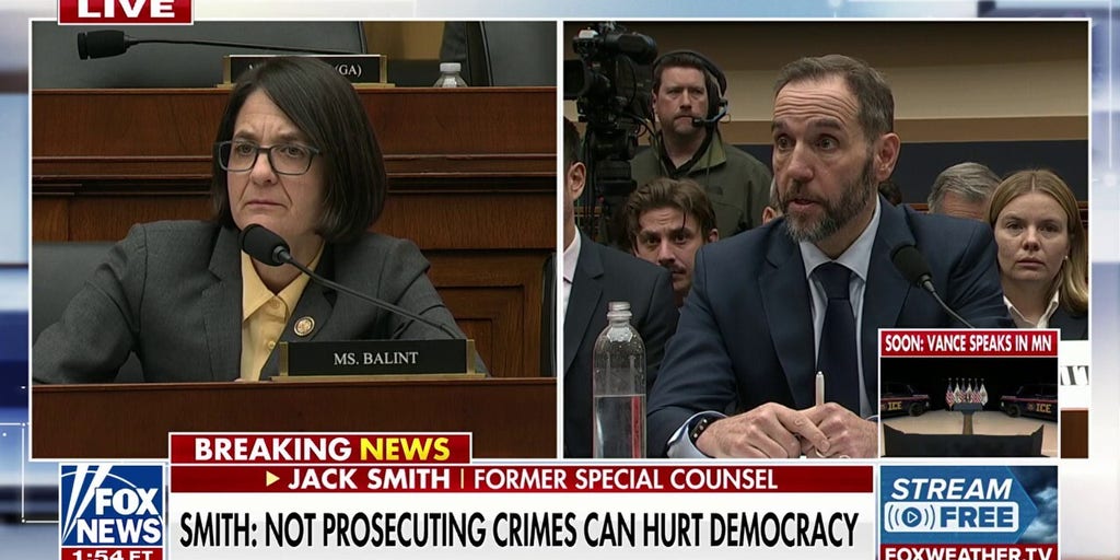 Former Special Counsel Jack Smith doubles down on claims against Trump, says he is not going to be 'intimidated'