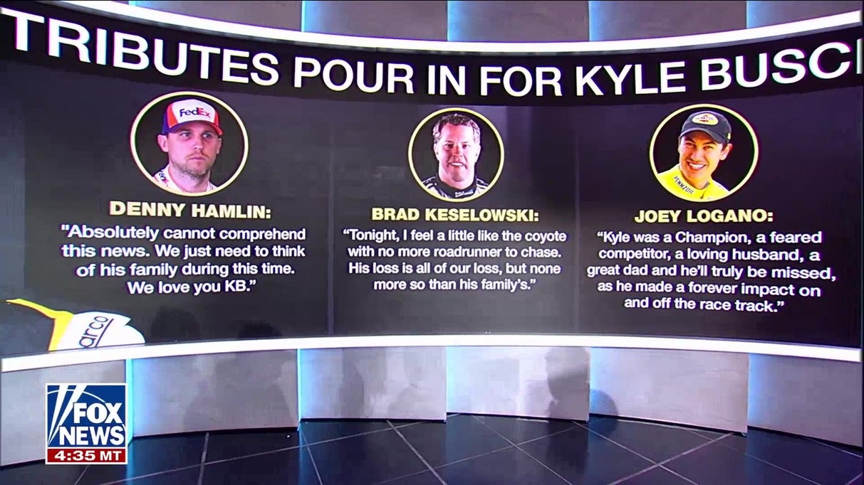 Racing world heartbroken over Kyle Busch's death at 41