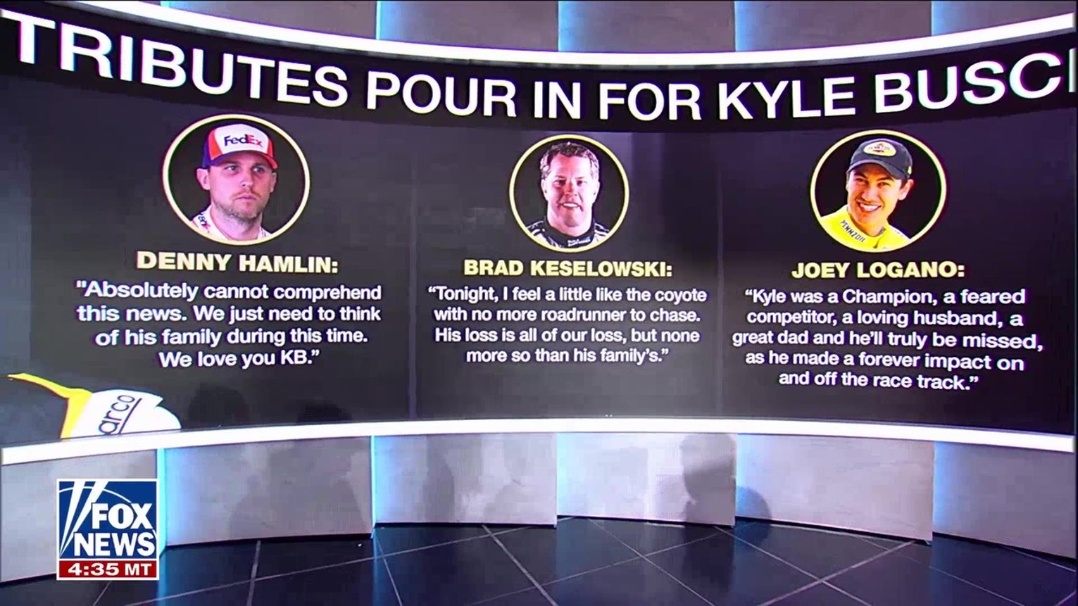 Racing world heartbroken over Kyle Busch's death at 41