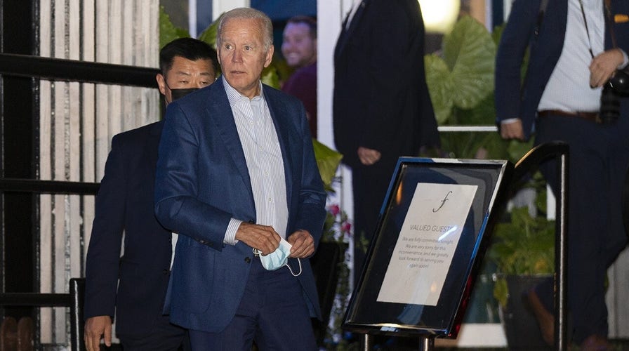 'The Five' slam Biden for being maskless in luxe DC restaurant: it's 'COVID hypocrisy'
