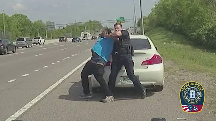 Fleeing suspect runs over Tennessee police officer during traffic stop, dashcam video shows