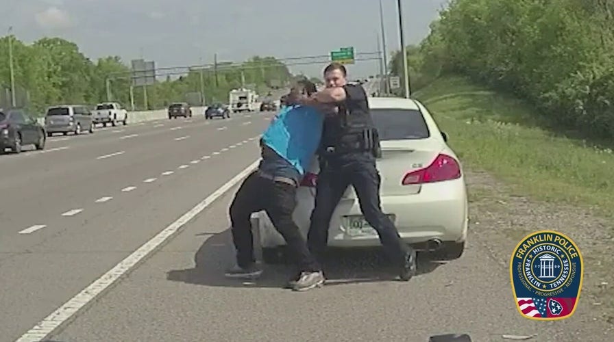 Fleeing suspect runs over Tennessee police officer during traffic stop, dashcam video shows