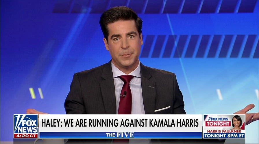 Jesse Watters: Every GOP presidential candidate should say they're running against Harris, not Biden