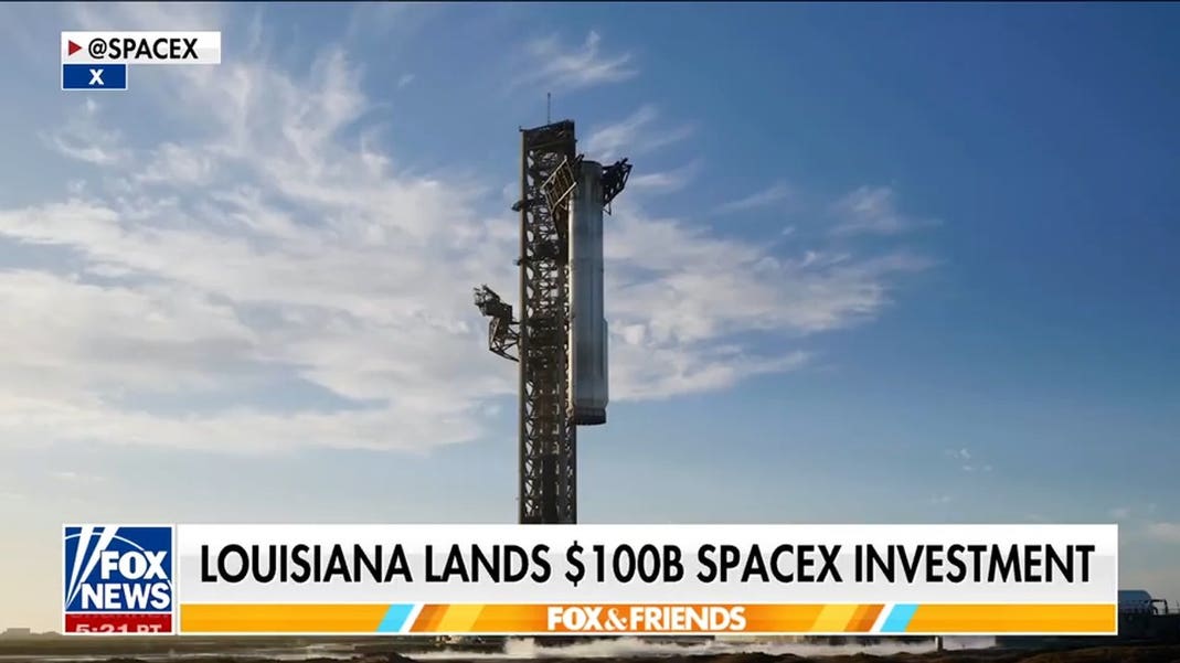 Gov Jeff Landry details Elon Musk’s $100 billion SpaceX Starbase, Louisiana AI plans