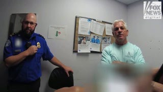 Sheriff Nanos receives a Miranda warning during TSA gun incident