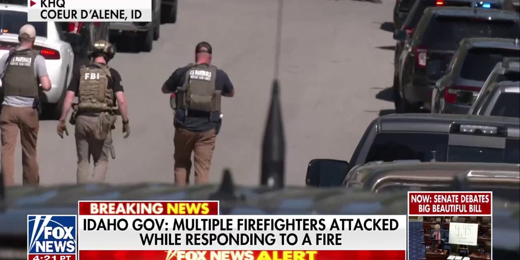 Firefighters shot while responding to a brush fire in Idaho