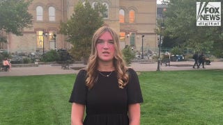 Utah State TPUSA chapter president Kaitlin Griffiths celebrates Charlie Kirk’s faith and impact at candlelight vigil