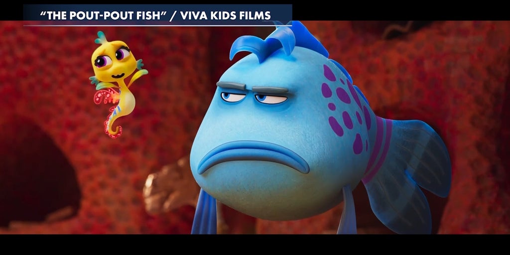 Nick Offerman and Jordin Sparks 'The Pout-Pout Fish' popular kids book turned animated adventure