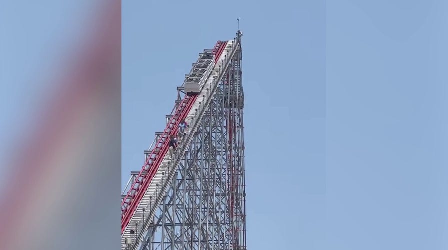 Ohio amusement park guest stuck at top of once steepest roller