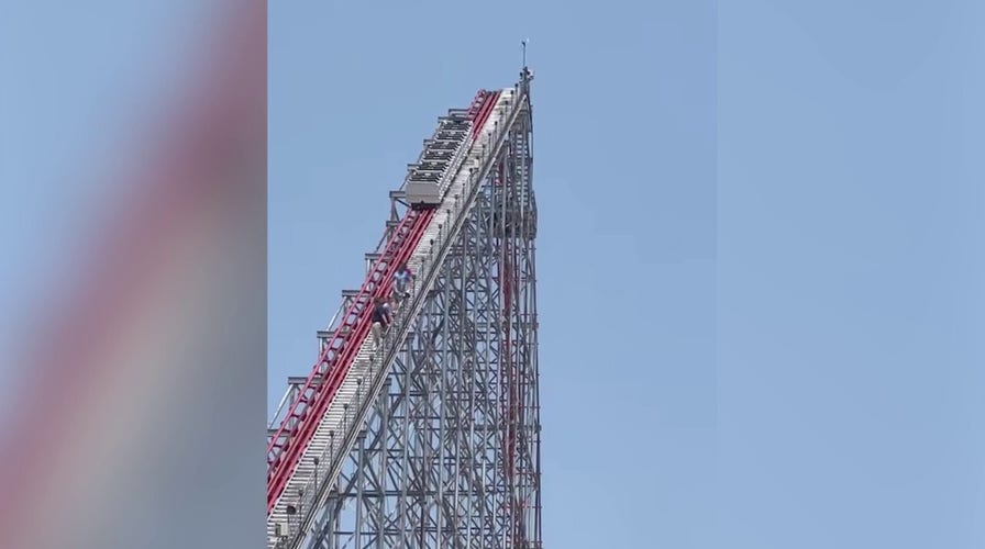 Ohio amusement park guests evacuated from 200-plus-foot roller coaster, forced to walk down lengthy stairs