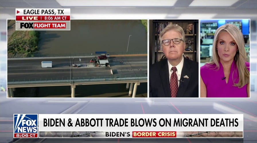 Texas Lt. Gov. Dan Patrick: Biden admin's claim that the border is closed is a 'flat out lie'