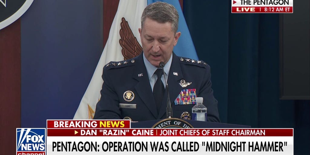 'No shots were fired' by Iran during 'Midnight Hammer' operation: Gen. Caine