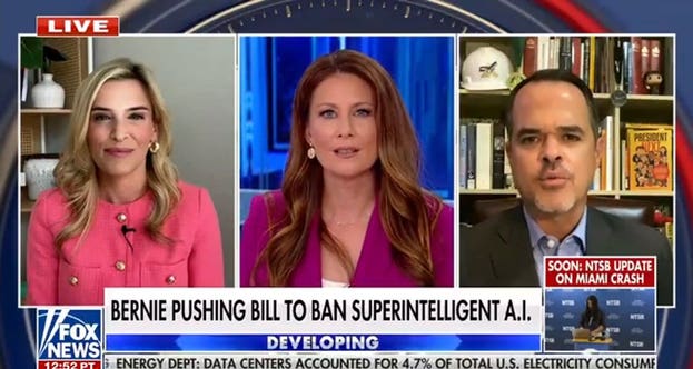 Bernie Sanders didn't write an AI bill, he wrote a 'warning label': Former NY senator