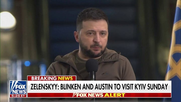 Blinken, Austin to visit Ukraine on Sunday, Zelenskyy says