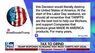President Trump responds to court's tariffs ruling