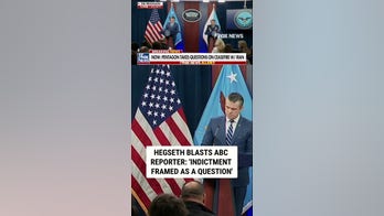 Sec. Hegseth slams ABC reporter for 'indictment framed as a question'