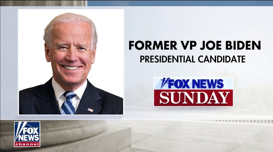 Biden to appear on ‘Fox News Sunday’ in first interview with Fox as a presidential candidate
