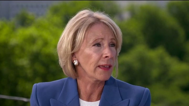 Betsy DeVos pushes back against teachers union claim that Trump delayed children's' return to school