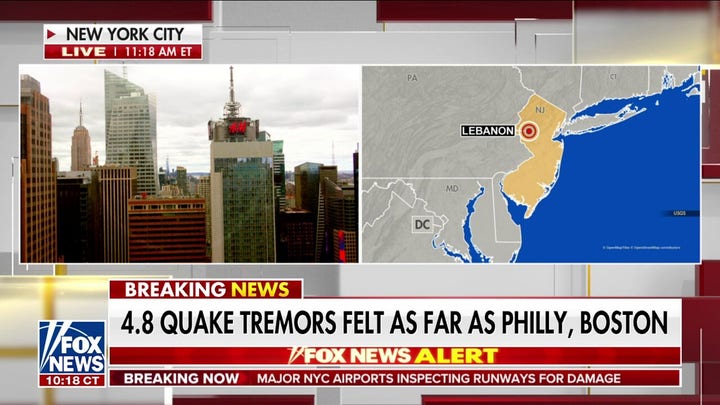 Lebanon, NJ, mayor on 4.8 earthquake: I felt a shake ‘like I’ve never felt before’