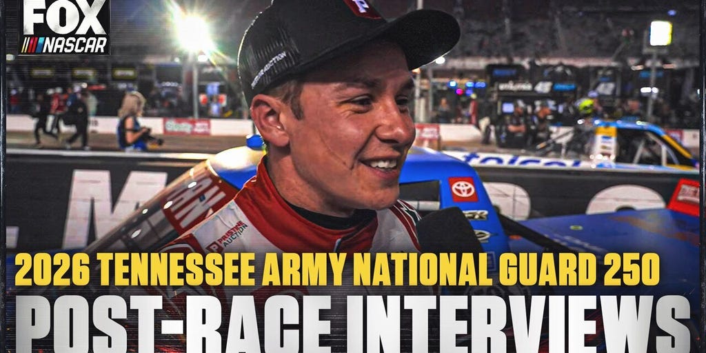 Christopher Bell on 1st Truck Series win since 2017 post Tennessee Army National Guard 250 🎤 NASCAR on FOX