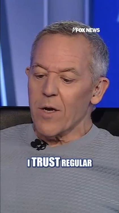 Greg Gutfeld: I trust regular reviews over experts
