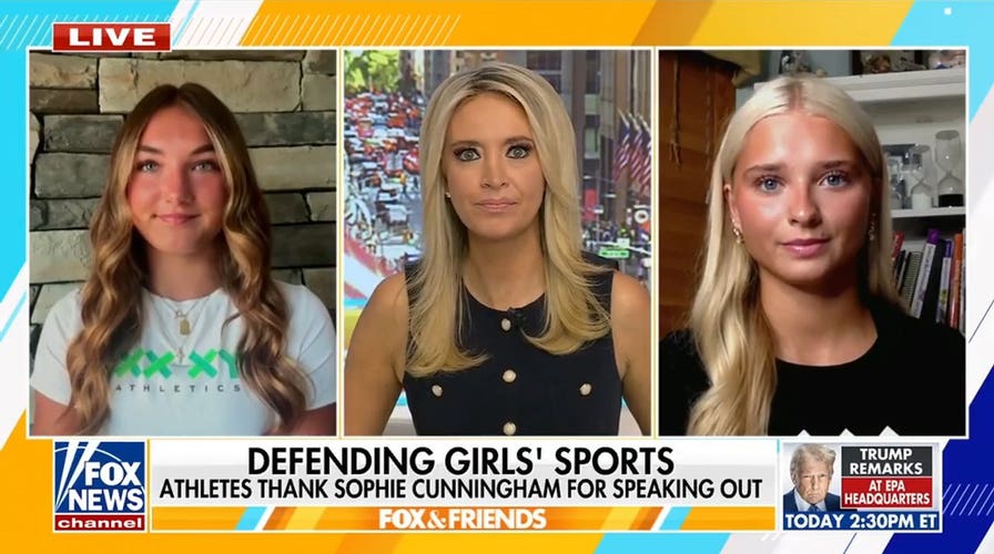 Sophie Cunningham inspires young athletes to speak out on protecting girls' sports