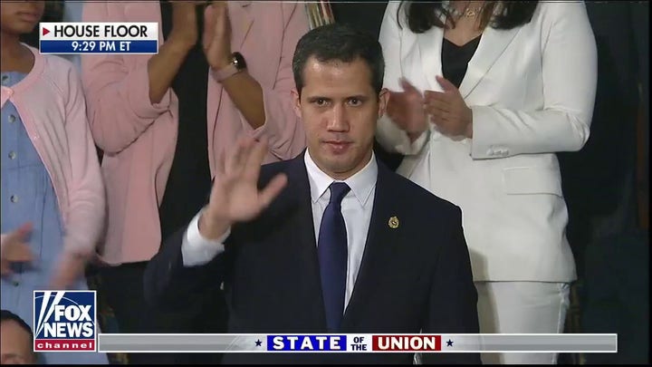 Trump honors US-recognized Venezuelan President Guaido at State of the Union