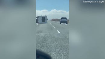 SEE IT: Motorhome topples over on New Zealand Highway 