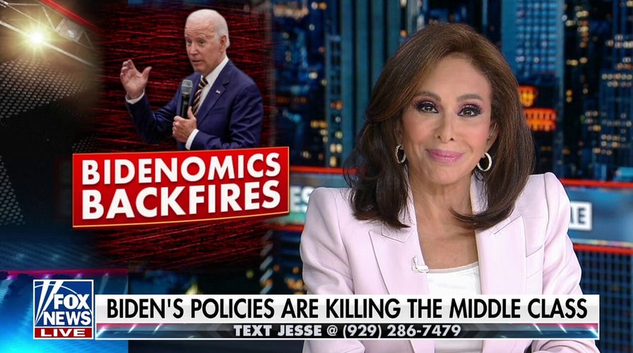 Judge Jeanine: Joe Biden's been lying since his first day in Washington