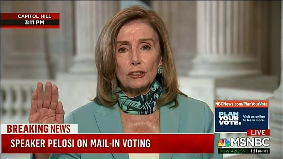 Pelosi Calls Trump Gop Lawmakers Domestic Enemies Enemies Of The State Over Mail In Voting 