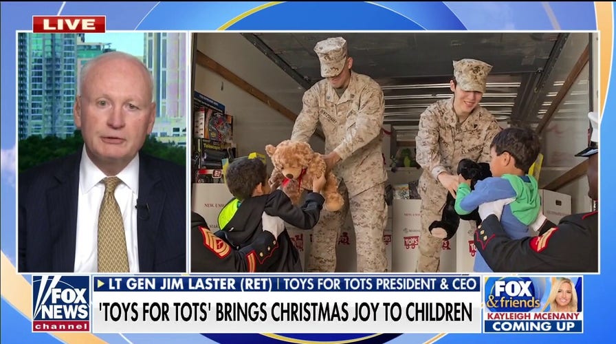 Toys for Tots provides Christmas gifts to children affected by deadly tornadoes, Afghan refugees