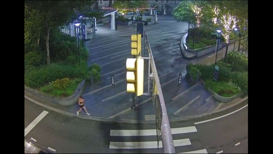 Philadelphia police release video of doll-masked man chasing woman