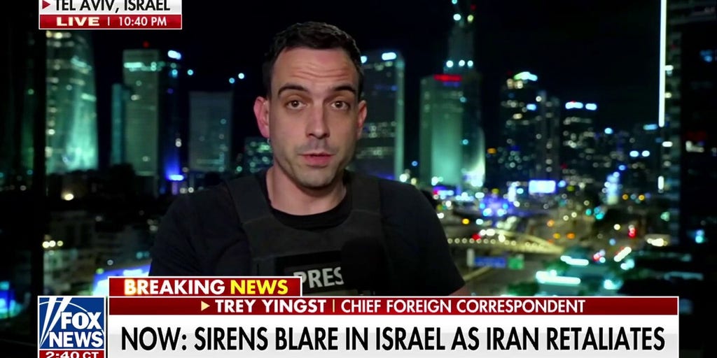 Sirens blare in Tel Aviv as Iran retaliates
