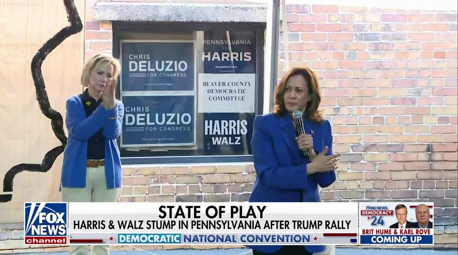 Harris and Walz take a bus tour of western PA