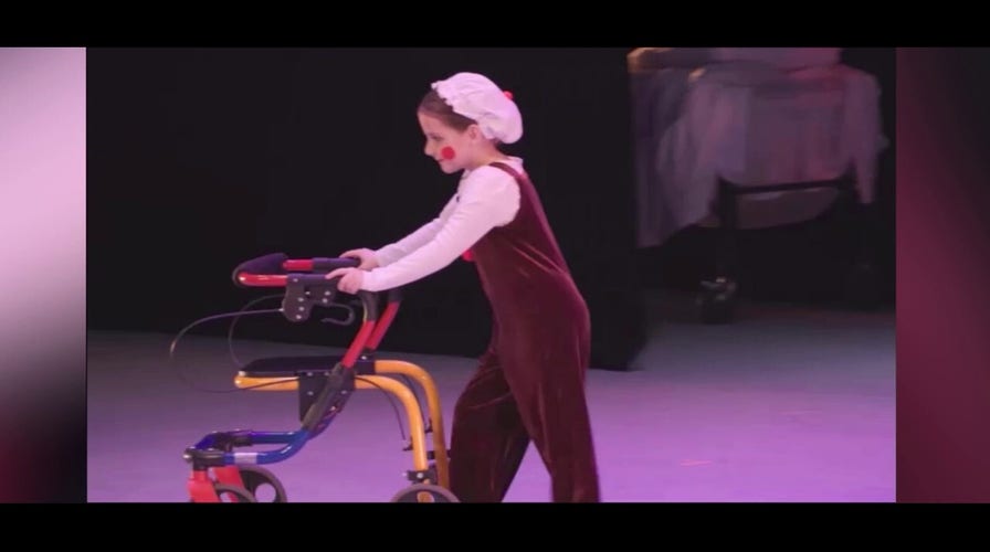 WATCH: Young ballerina doesn't let injury hold her back