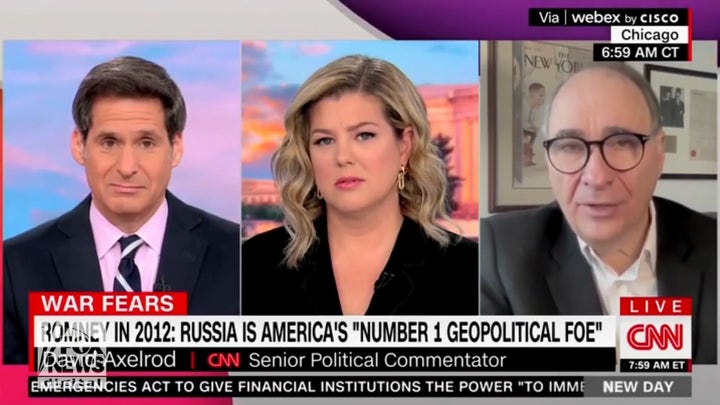 Former Obama senior adviser David Axelrod says Mitt Romney 'had a point' on Russia in 2012