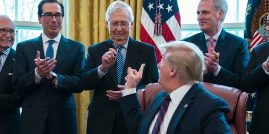 Trump signs stimulus package Fox News Video