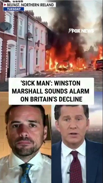 'SICK MAN': Winston Marshall sounds alarm on Britain's decline