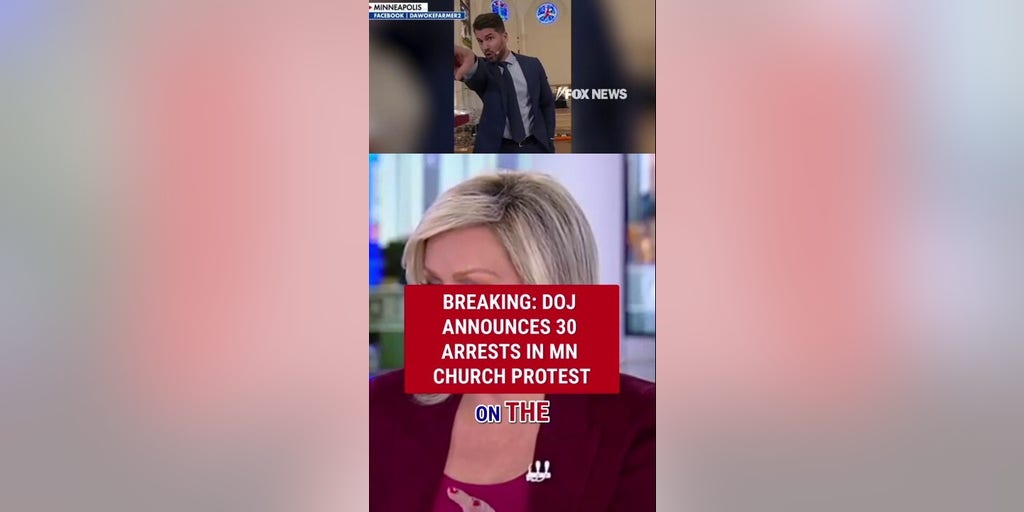 DOJ announces 30 arrests in connection to Minnesota church protest