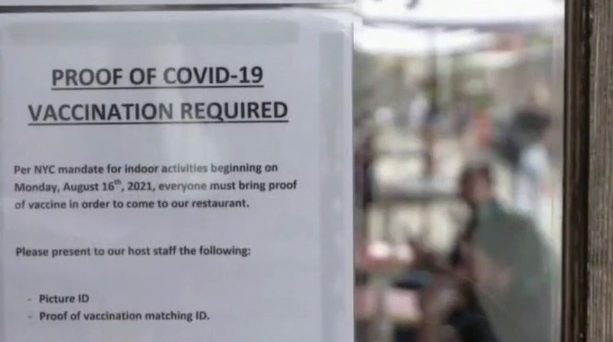 NYC restaurant owners challenge vaccine mandate