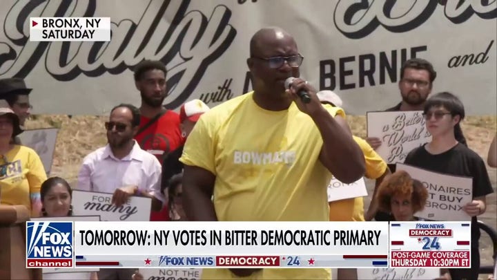 'Squad' member Rep. Jamaal Bowman slammed for cursing during Bronx rally