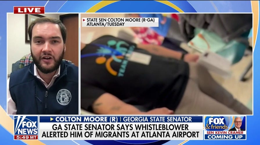 Georgia lawmaker says whistleblower alerted him of secret migrant room at airport