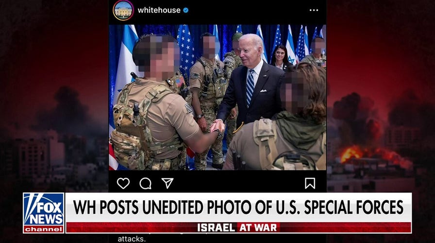 White House shares unedited photo of US Special Forces